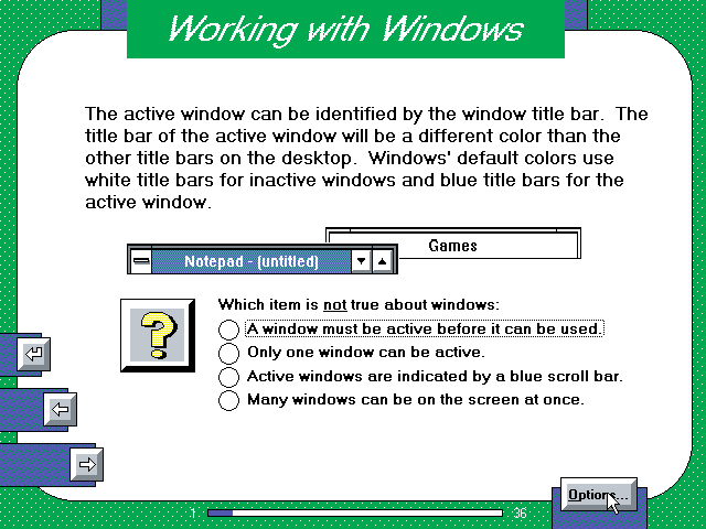 Professor Windows - Lesson